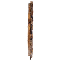 vidaXL Wandspiegel 40 cm Teak Rund vidaXL Wandspiegel 40 cm Teak Rund