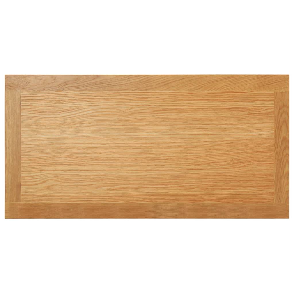 vidaXL Couchtisch 90 x 45 x 40 cm Eiche Massivholz