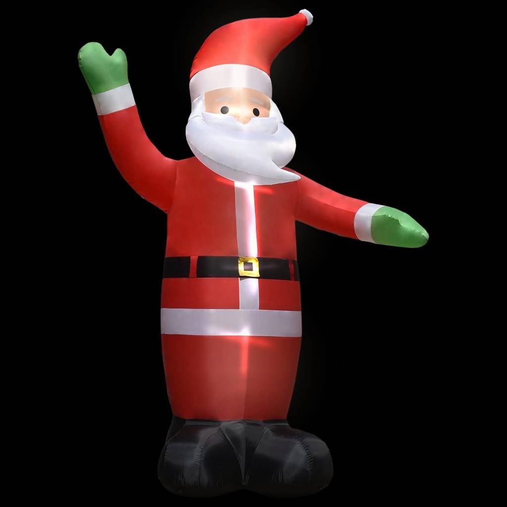 vidaXL Aufblasbarer Weihnachtsmann mit LEDs Weihnachtsdeko IP44 4,5 m