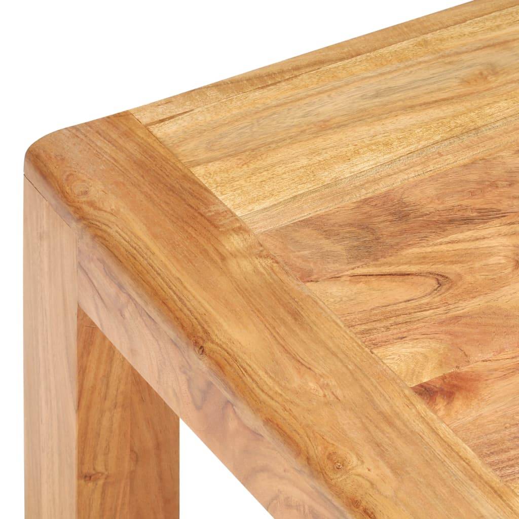vidaXL Couchtisch 110x60x35 cm Massivholz mit Honigfarbenem Finish