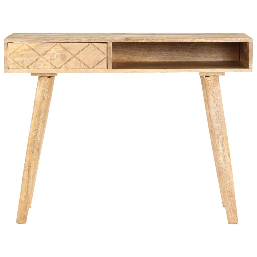 vidaXL Schminktisch 100x50x76 cm Mango Massivholz