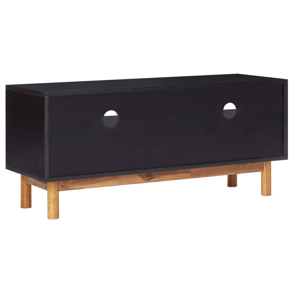 vidaXL TV-Schrank 100x35x45 cm Akazie Massivholz und MDF