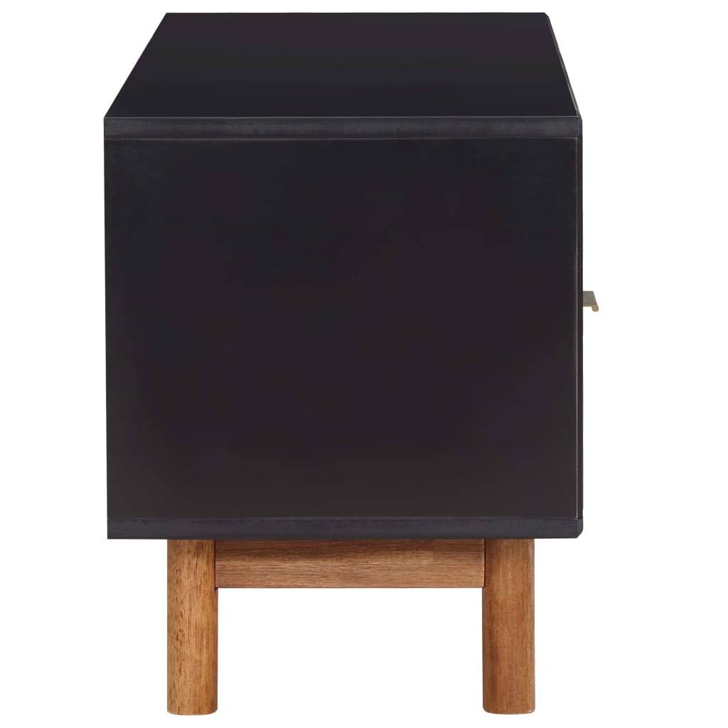 vidaXL TV-Schrank 100x35x45 cm Akazie Massivholz und MDF