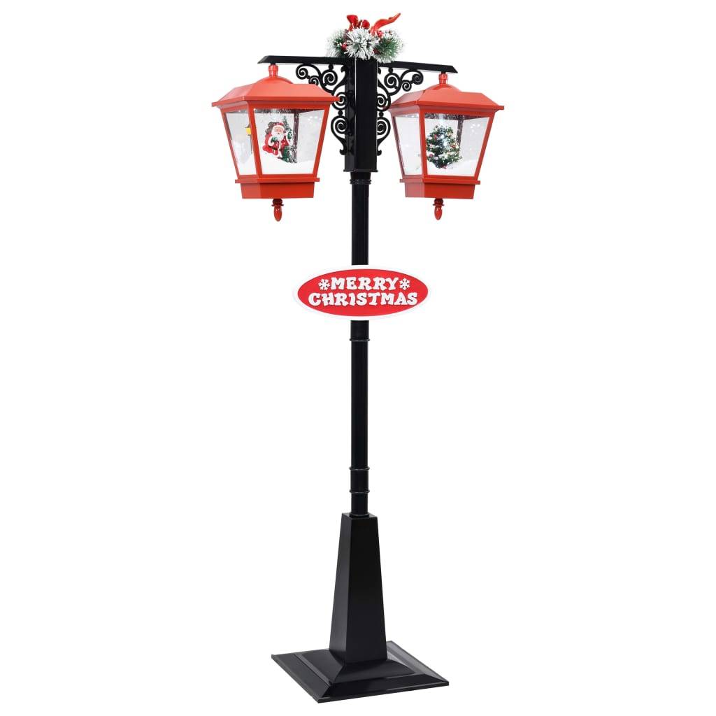 vidaXL Weihnachts-Straßenlampe mit Weihnachtsmann 81 x 40 x 188 cm PVC