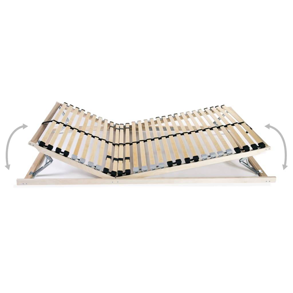 vidaXL Lattenrost mit 28 Latten 7 Zonen 90x200 cm