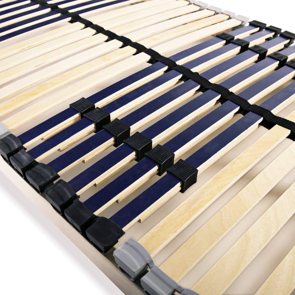 vidaXL Lattenroste 2 Stk. mit 42 Latten 7 Zonen 70x200 cm