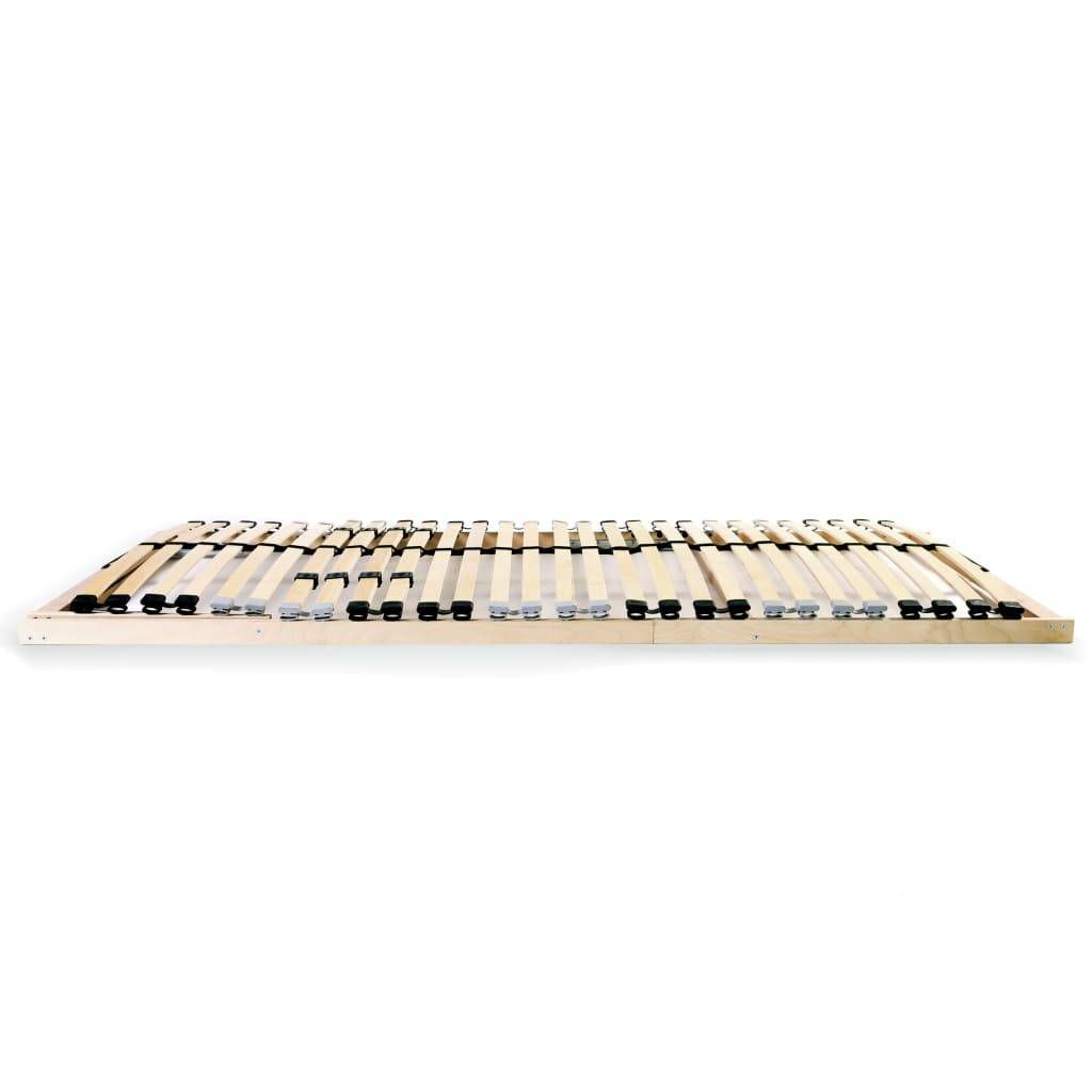 vidaXL Lattenroste 2 Stk. mit 28 Latten 7 Zonen 80x200 cm