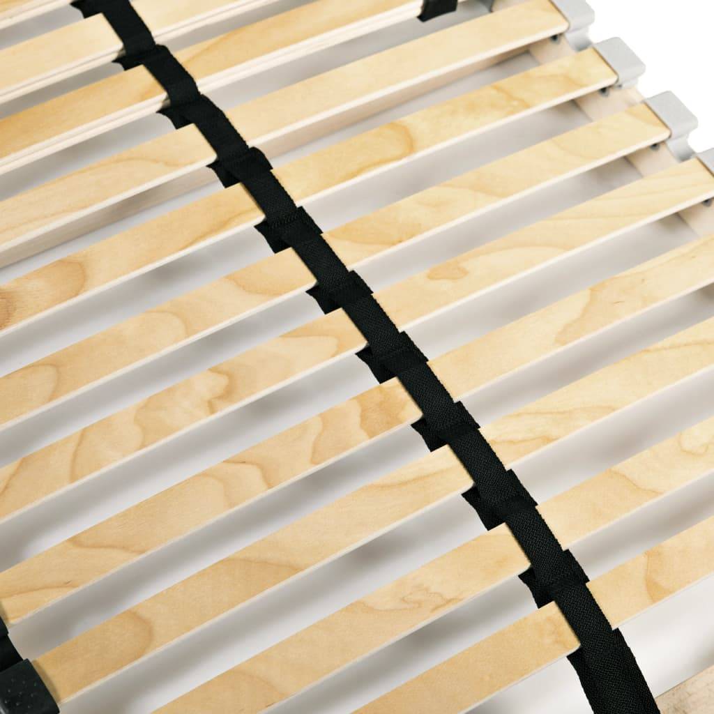 vidaXL Lattenroste 2 Stk. mit 28 Latten 7 Zonen 80x200 cm