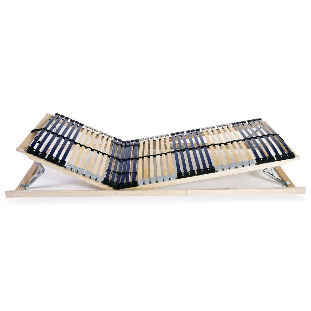 vidaXL Lattenroste 2 Stk. mit 42 Latten 7 Zonen 90x200 cm