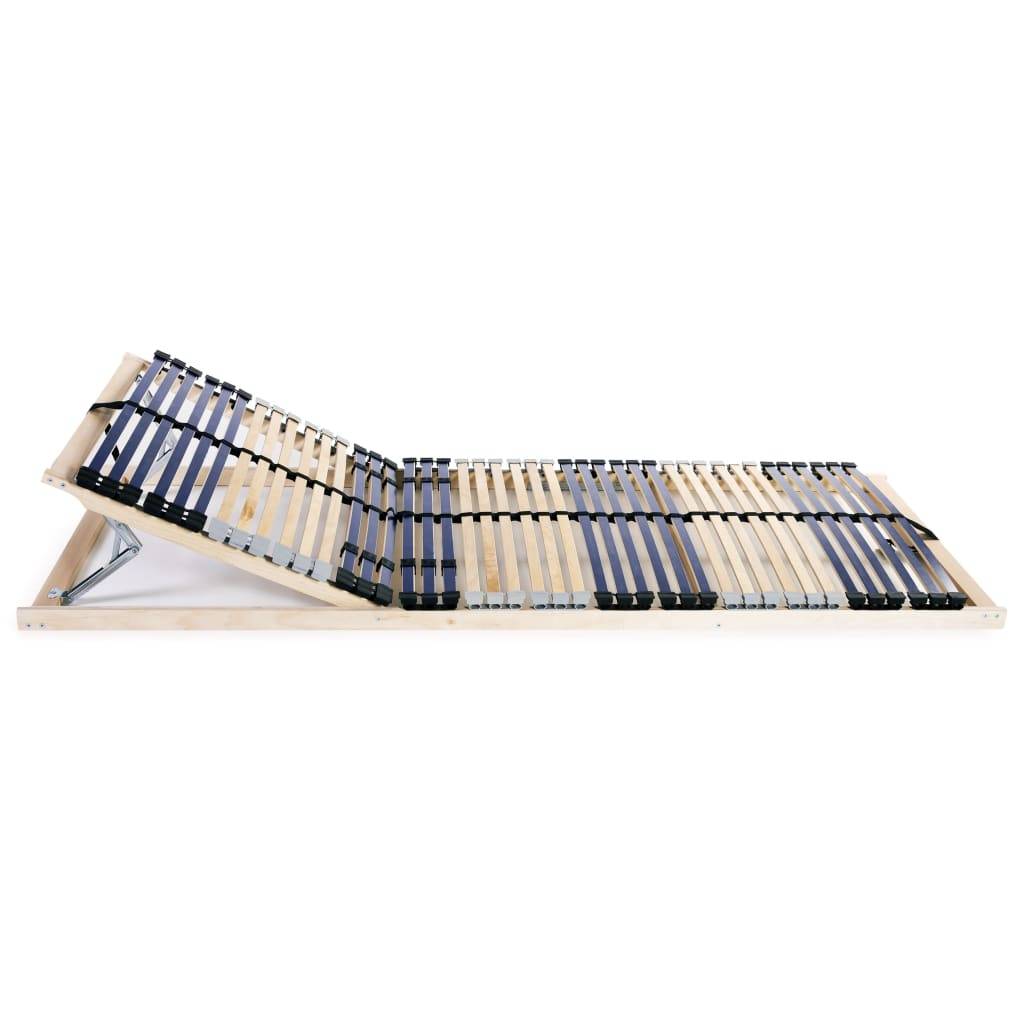 vidaXL Lattenroste 2 Stk. mit 42 Latten 7 Zonen 80x200 cm