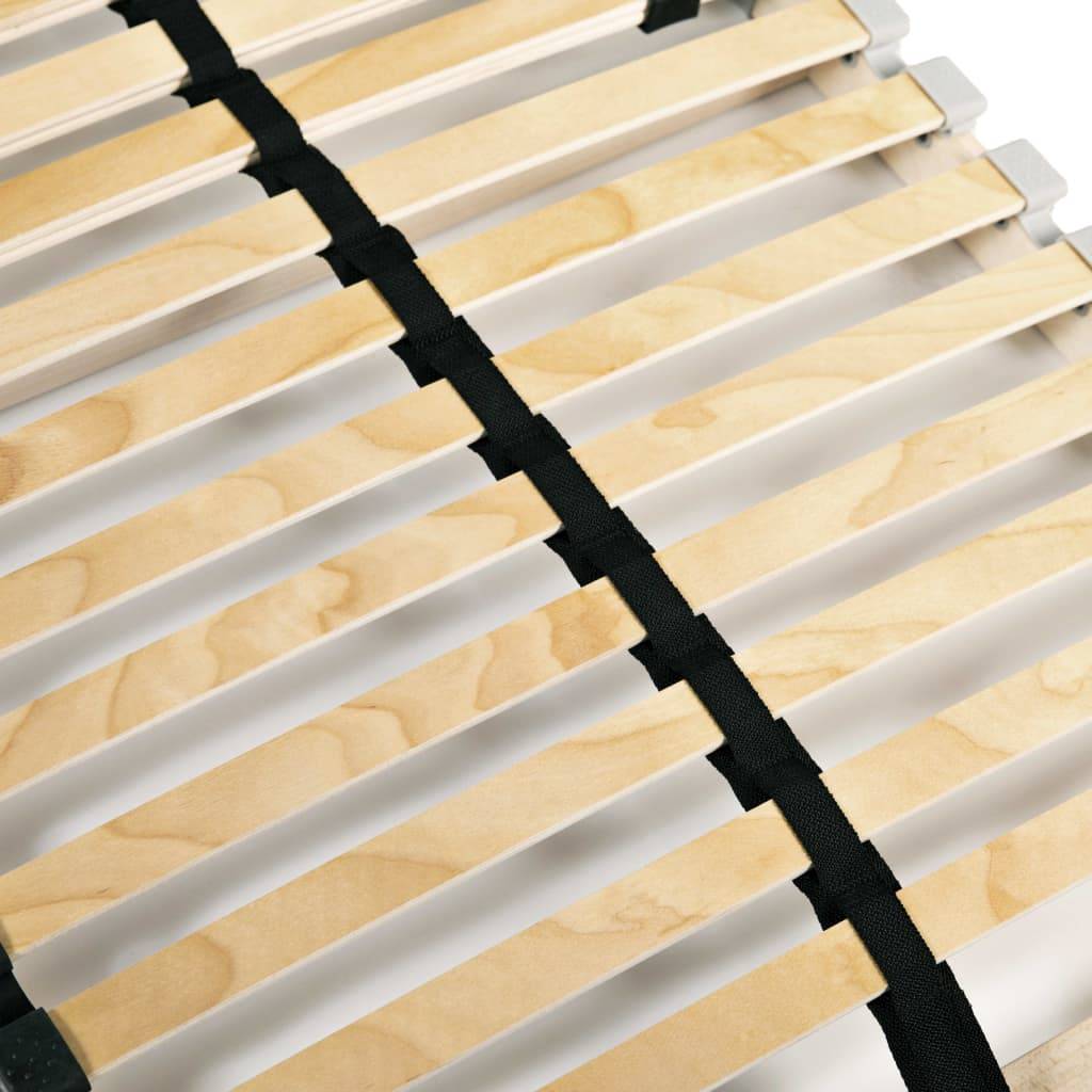vidaXL Lattenroste 2 Stk. mit 28 Latten 7 Zonen 90x200 cm