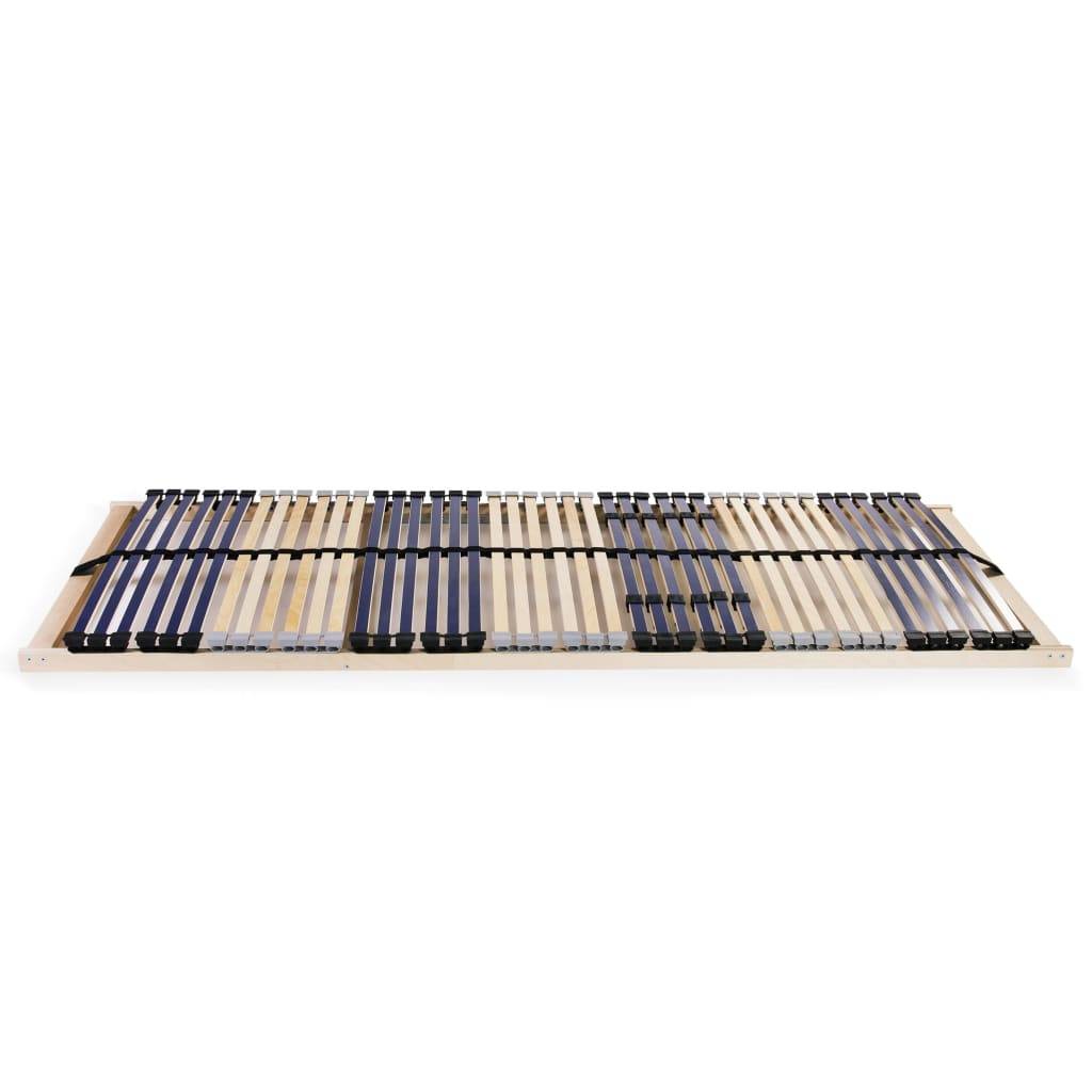 vidaXL Lattenroste 2 Stk. mit 42 Latten 7 Zonen 90x200 cm