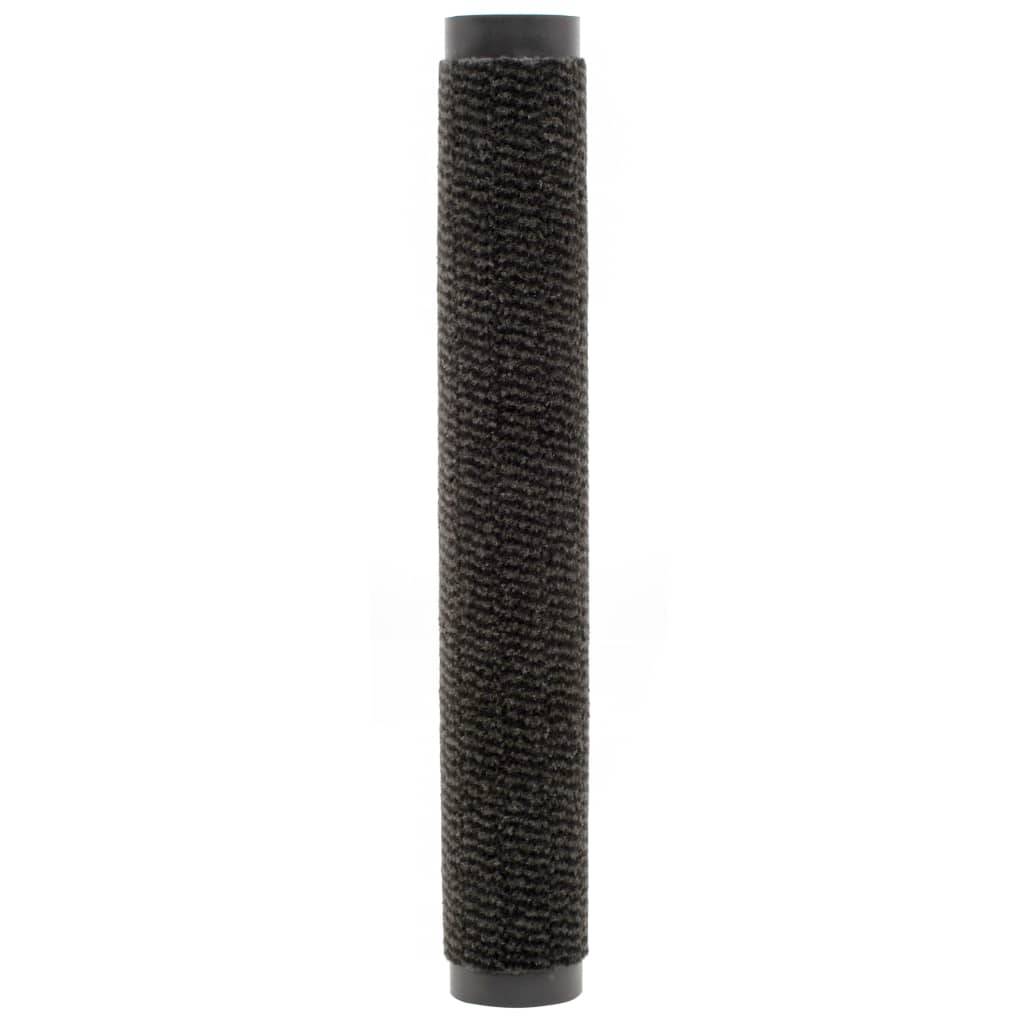 vidaXL Schmutzfangmatten 2 Stk. Rechteckig Getuftet 80x120cm Schwarz