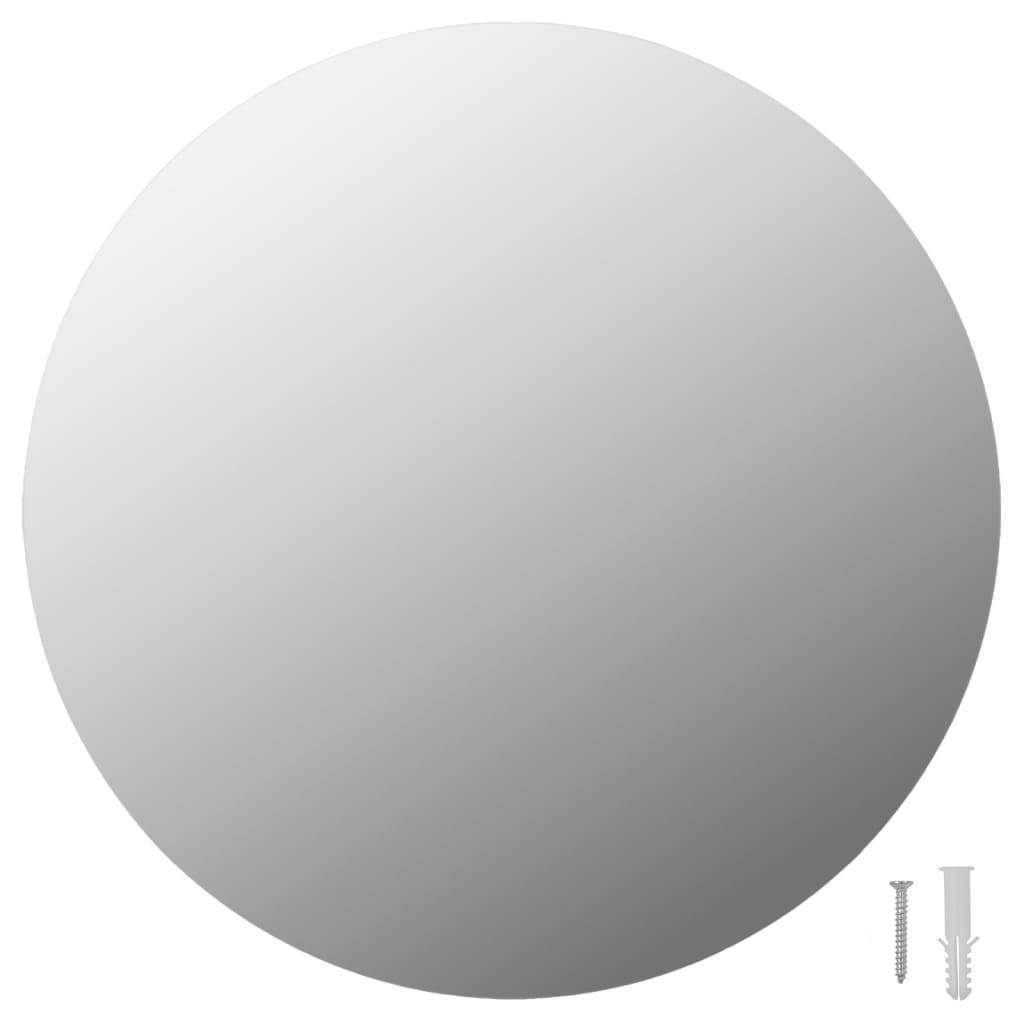 vidaXL Wandspiegel 2 Stk. 40 cm Rund Glas