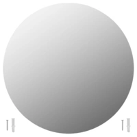 vidaXL Wandspiegel 2 Stk. 60 cm Rund Glas vidaXL Wandspiegel 2 Stk. 60 cm Rund Glas