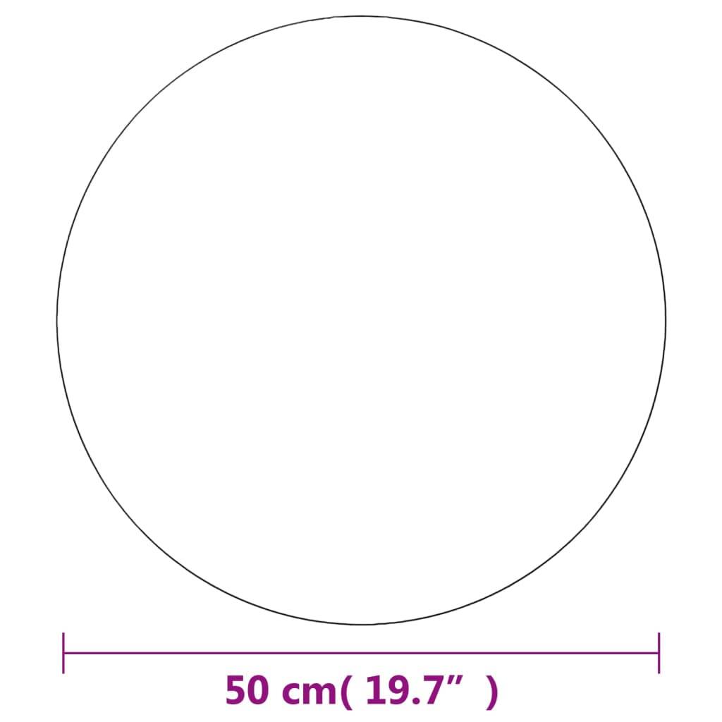 vidaXL Wandspiegel 2 Stk. 50 cm Rund Glas