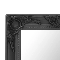vidaXL Wandspiegel im Barock-Stil 50x50 cm Schwarz vidaXL Wandspiegel im Barock-Stil 50x50 cm Schwarz