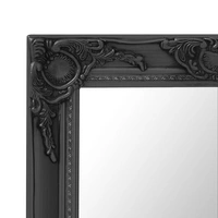 vidaXL Wandspiegel im Barock-Stil 50x60 cm Schwarz vidaXL Wandspiegel im Barock-Stil 50x60 cm Schwarz