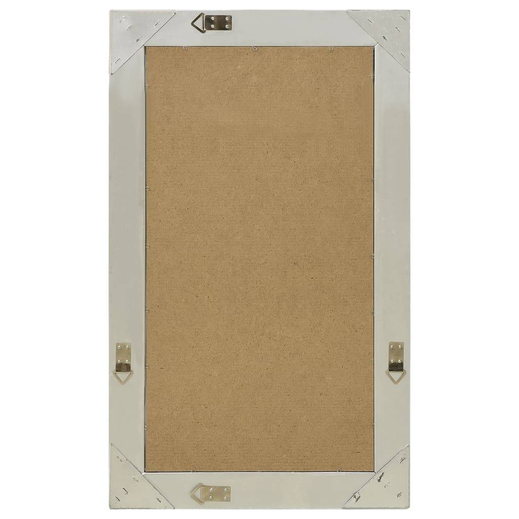 vidaXL Wandspiegel im Barock-Stil 50x80 cm Silbern