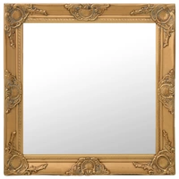 vidaXL Wandspiegel im Barock-Stil 60x60 cm Golden vidaXL Wandspiegel im Barock-Stil 60x60 cm Golden