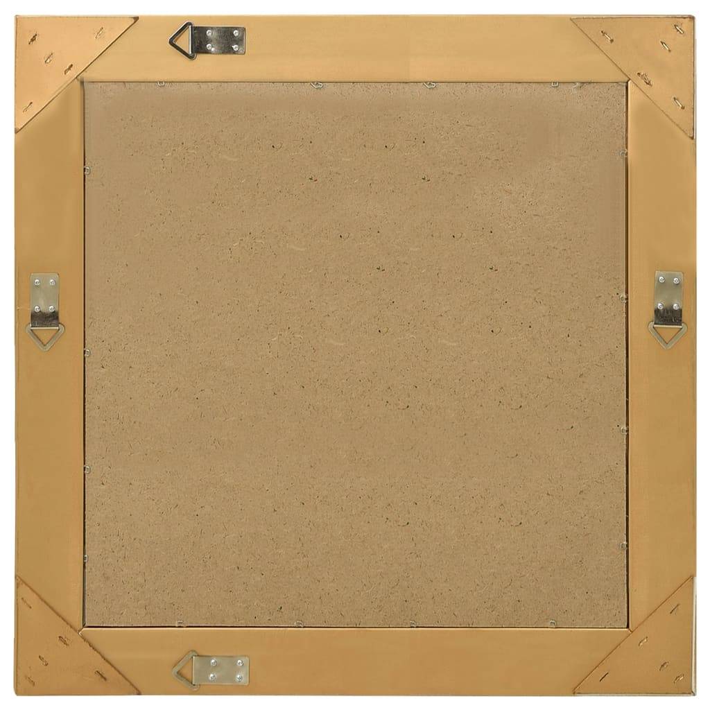 vidaXL Wandspiegel im Barock-Stil 60x60 cm Golden