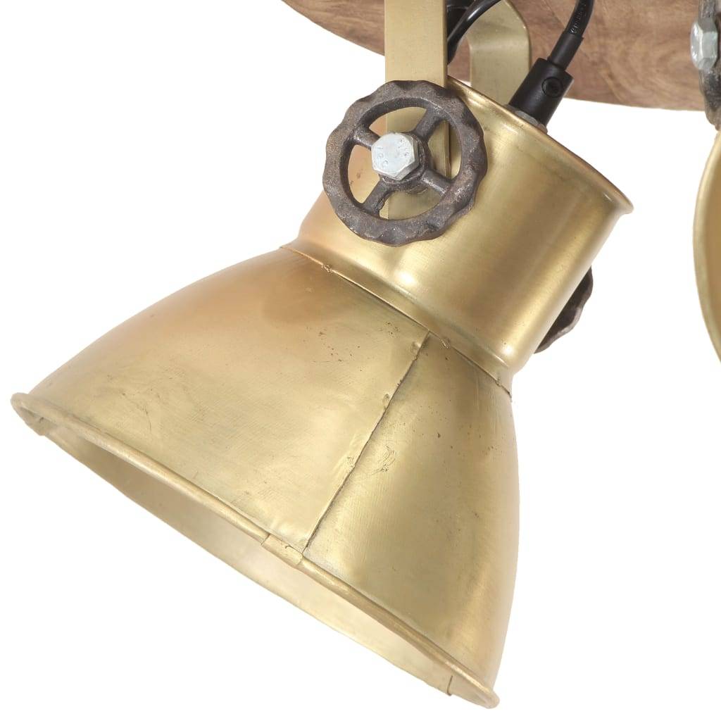 vidaXL Deckenlampe Industriestil 25 W Messing 42x27 cm E27
