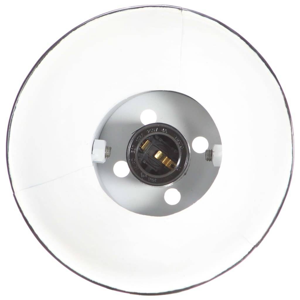 vidaXL Wandlampe Industriestil Schwarz 65x25 cm E27