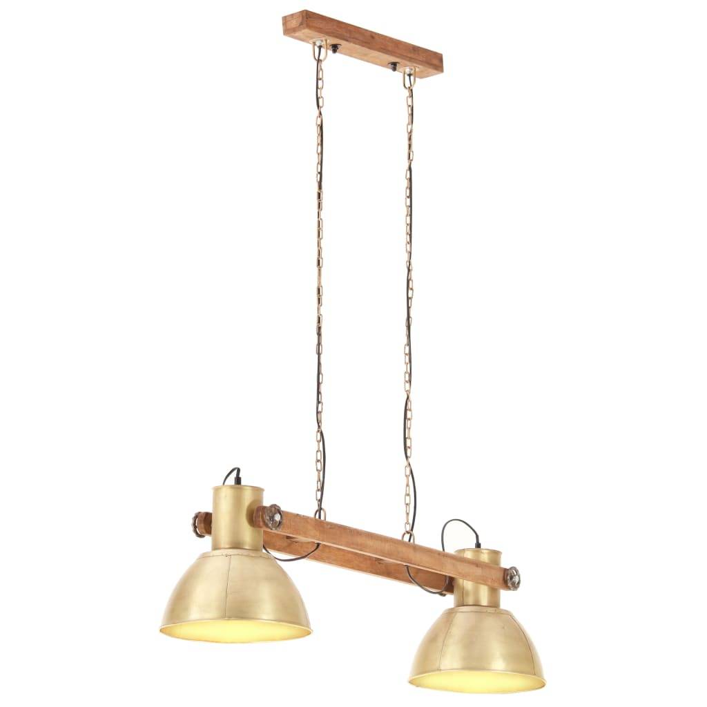 vidaXL Hängelampe Industriestil 25 W Messing 109 cm E27