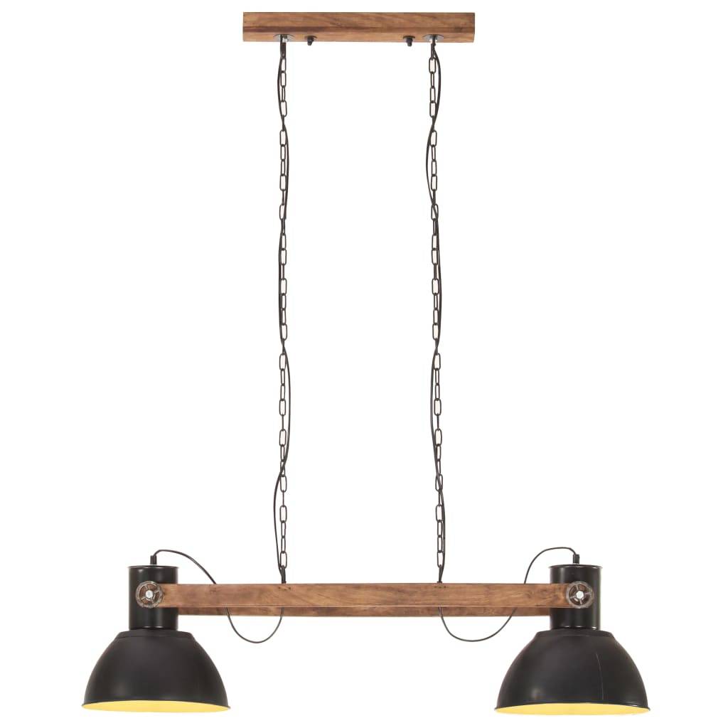 vidaXL Hängelampe Industriestil 25 W Schwarz 109 cm E27