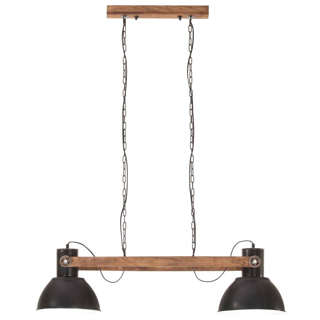 vidaXL Hängelampe Industriestil 25 W Schwarz 109 cm E27