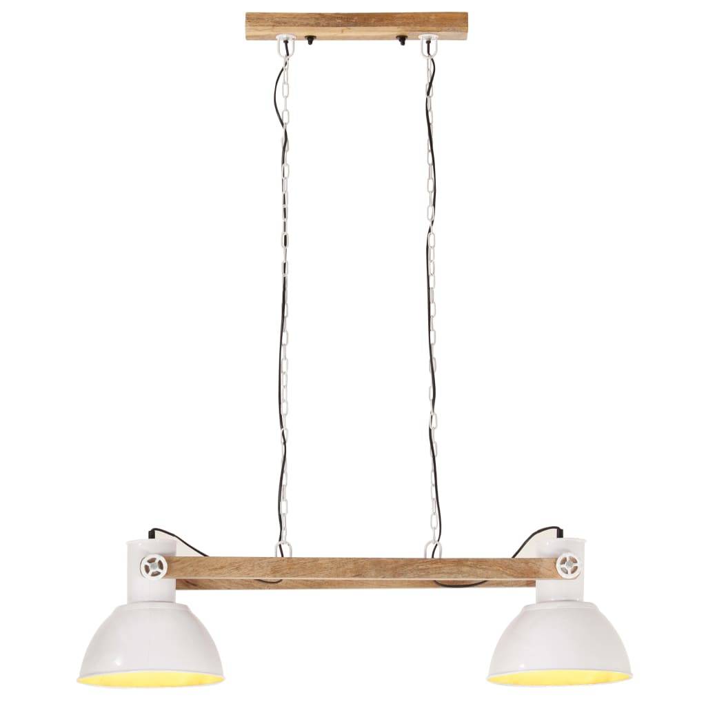 vidaXL Hängelampe Industriestil 25 W Weiß 109 cm E27