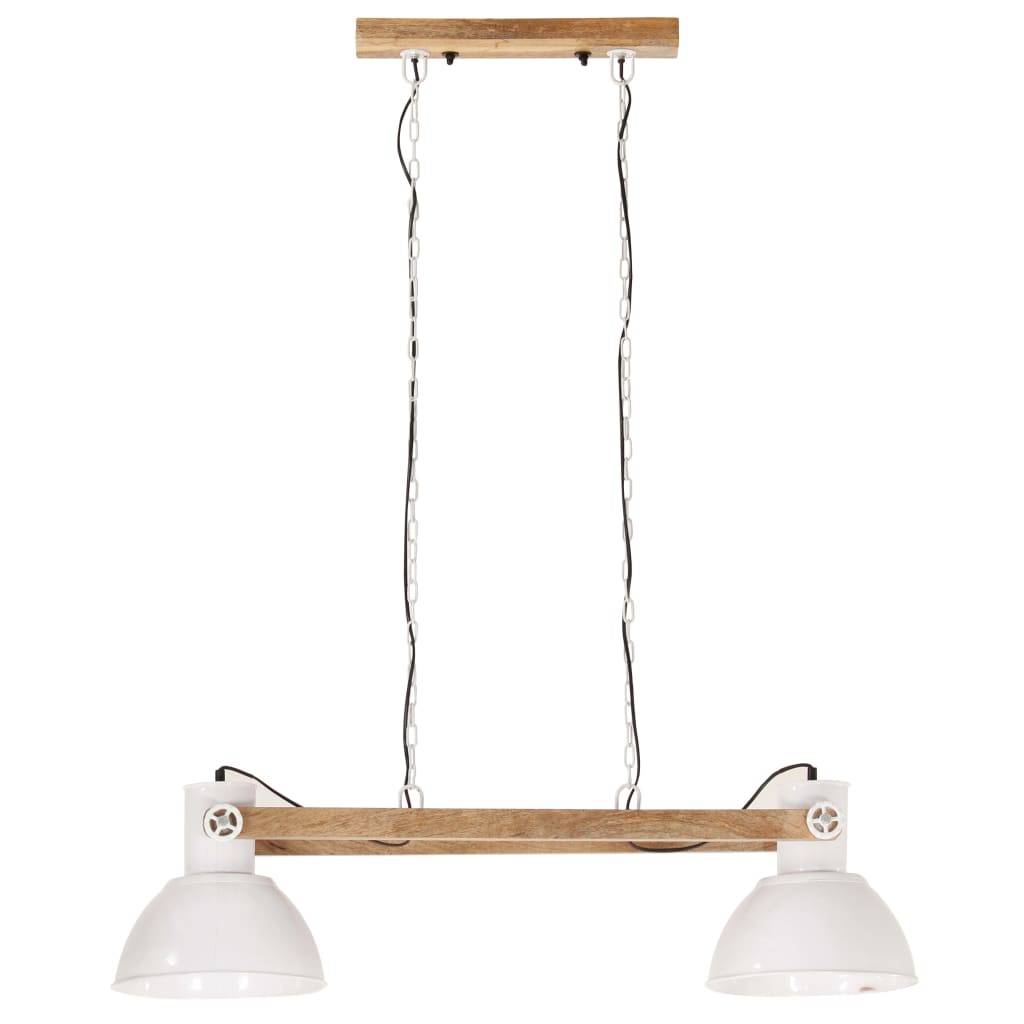 vidaXL Hängelampe Industriestil 25 W Weiß 109 cm E27