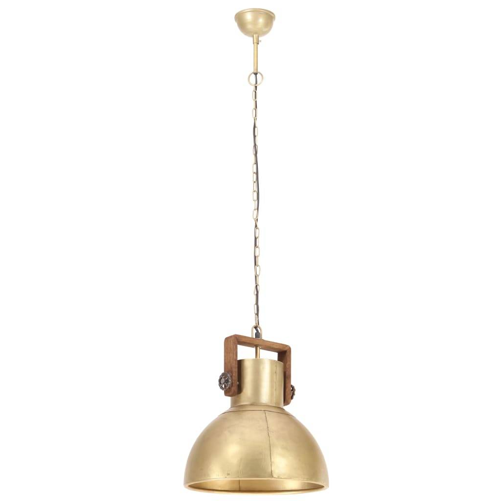 vidaXL Hängelampe Industriestil 25 W Messing Rund 40 cm E27