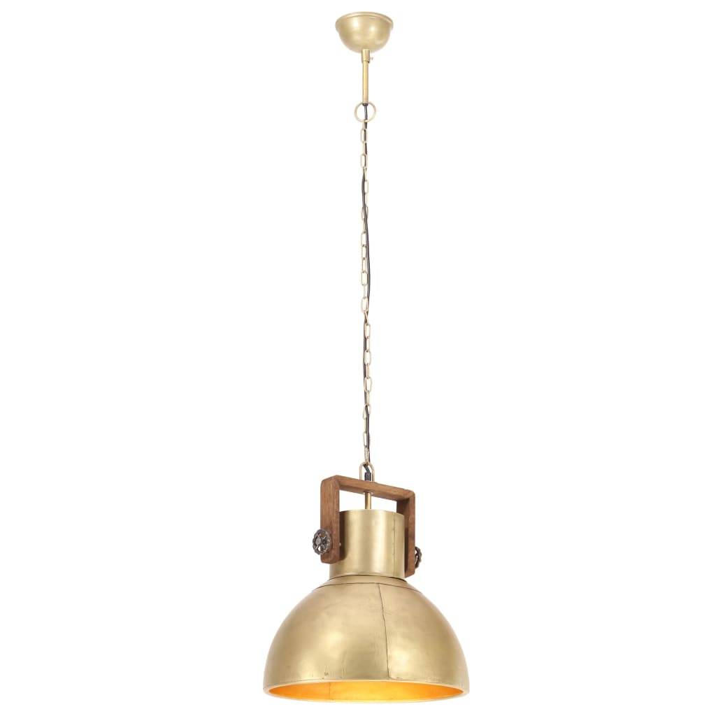 vidaXL Hängelampe Industriestil 25 W Messing Rund 40 cm E27