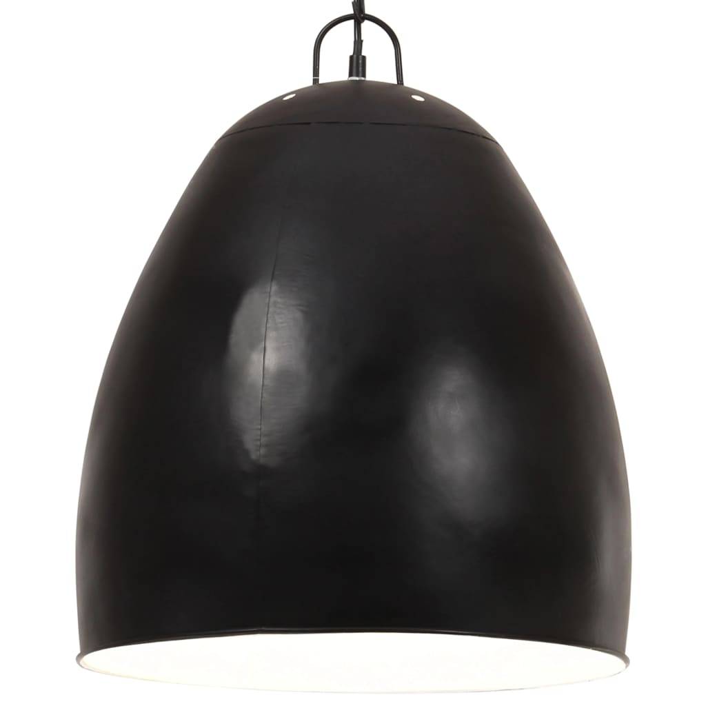 vidaXL Hängelampe Industriestil 25 W Schwarz Rund 42 cm E27