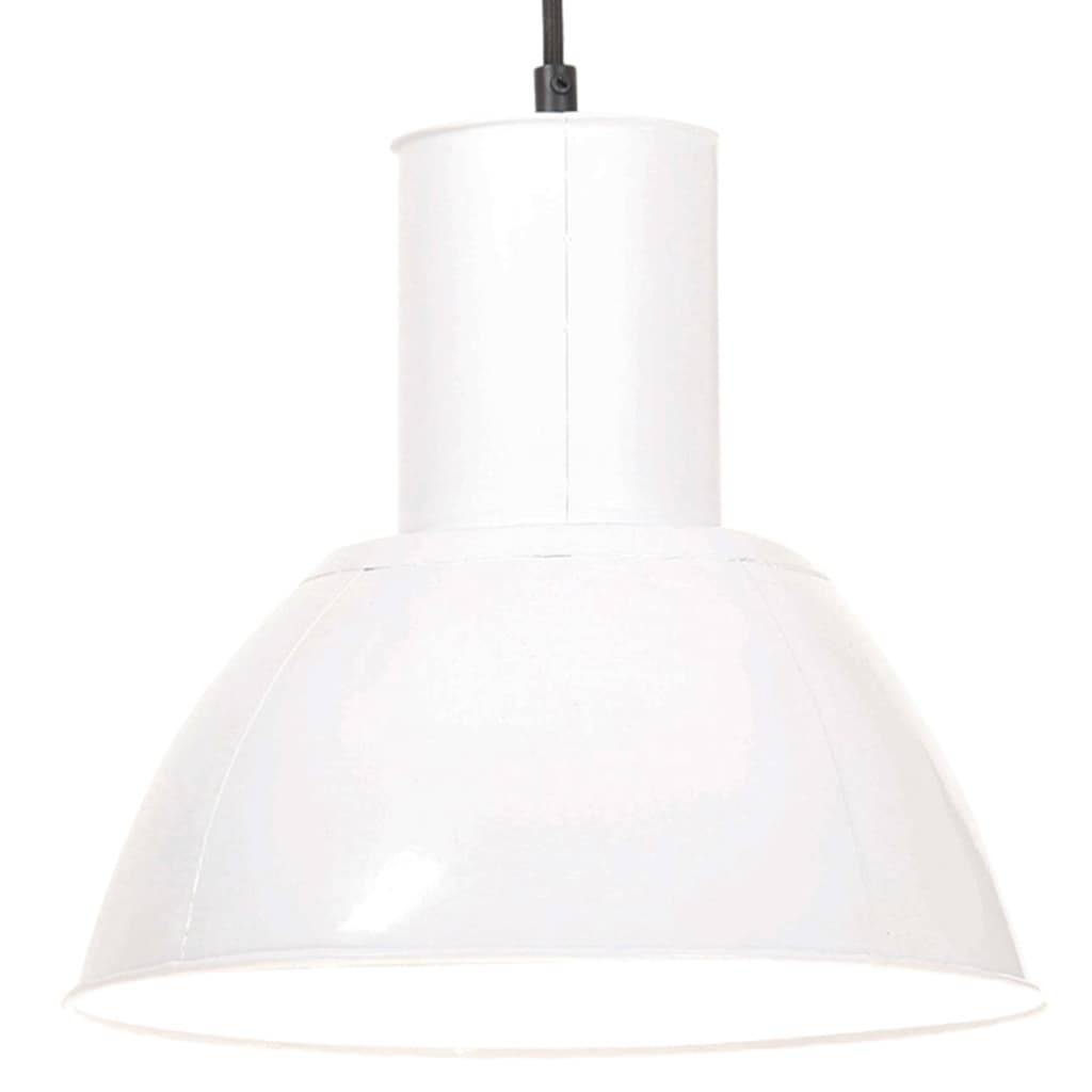 vidaXL Hängelampe 25 W Weiß Rund 28,5 cm E27