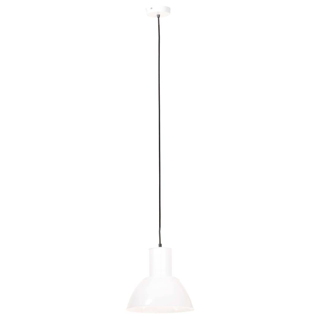 vidaXL Hängelampe 25 W Weiß Rund 28,5 cm E27