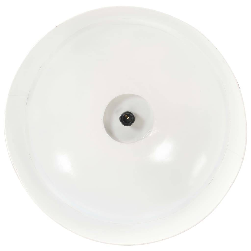 vidaXL Hängelampe Industriestil 58 cm Weiß E27