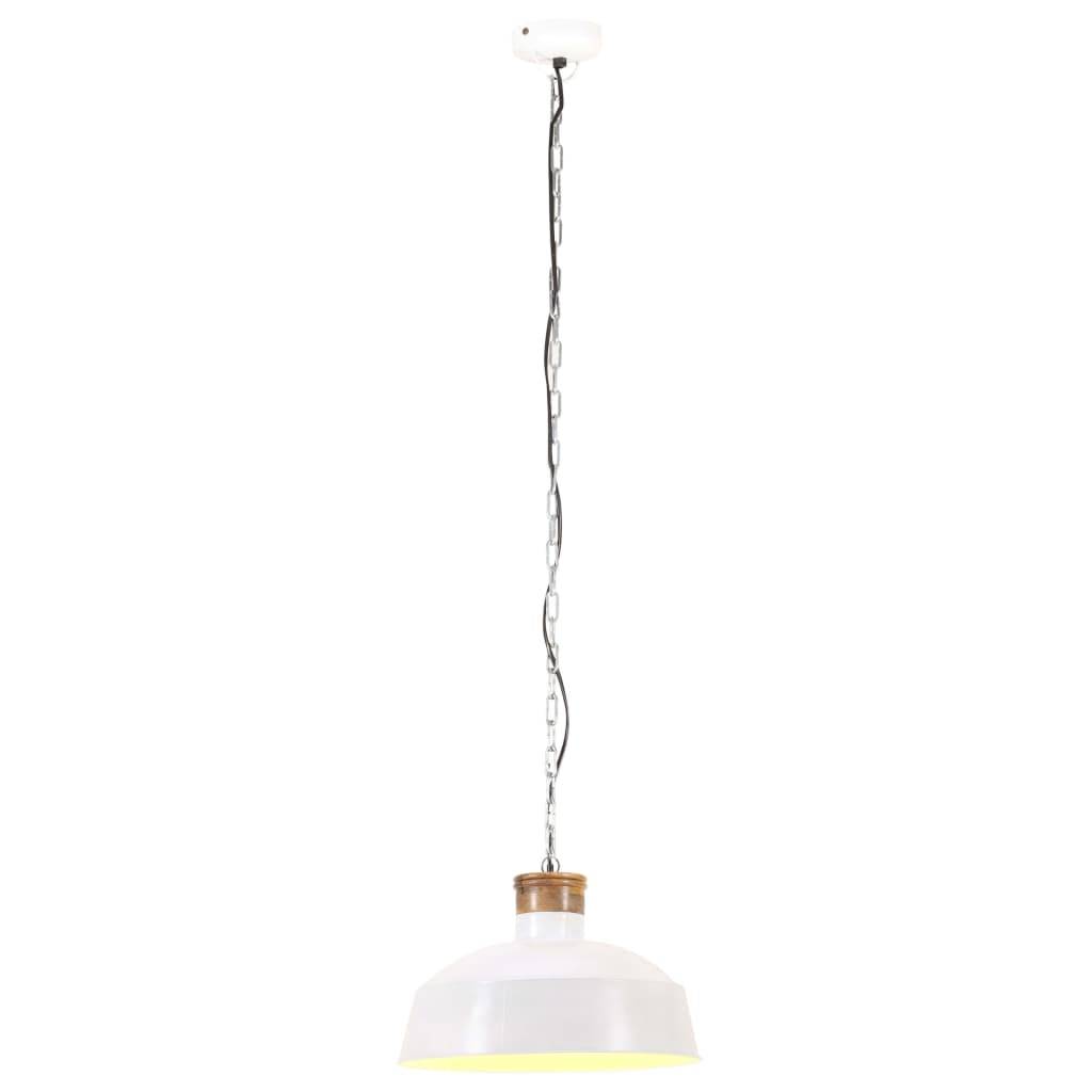 vidaXL Hängelampe Industriestil 58 cm Weiß E27