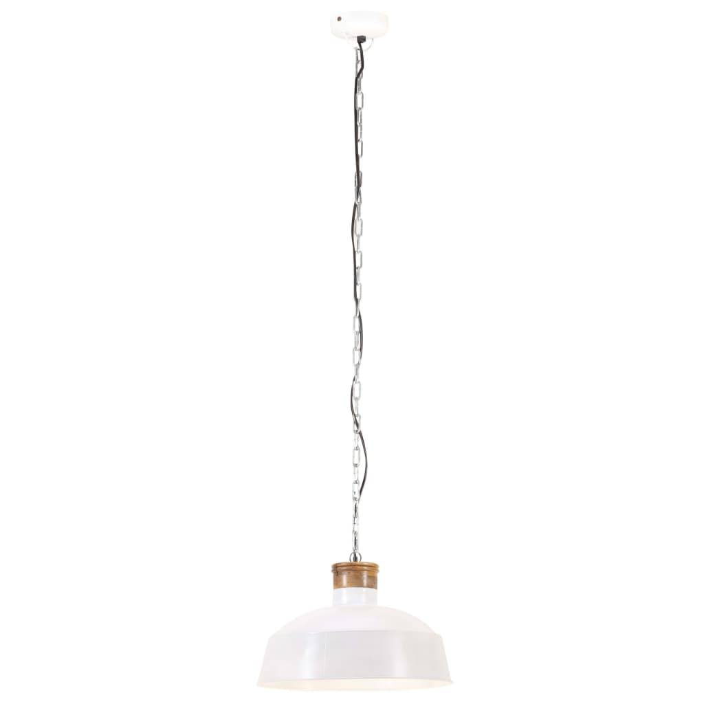 vidaXL Hängelampe Industriestil 58 cm Weiß E27