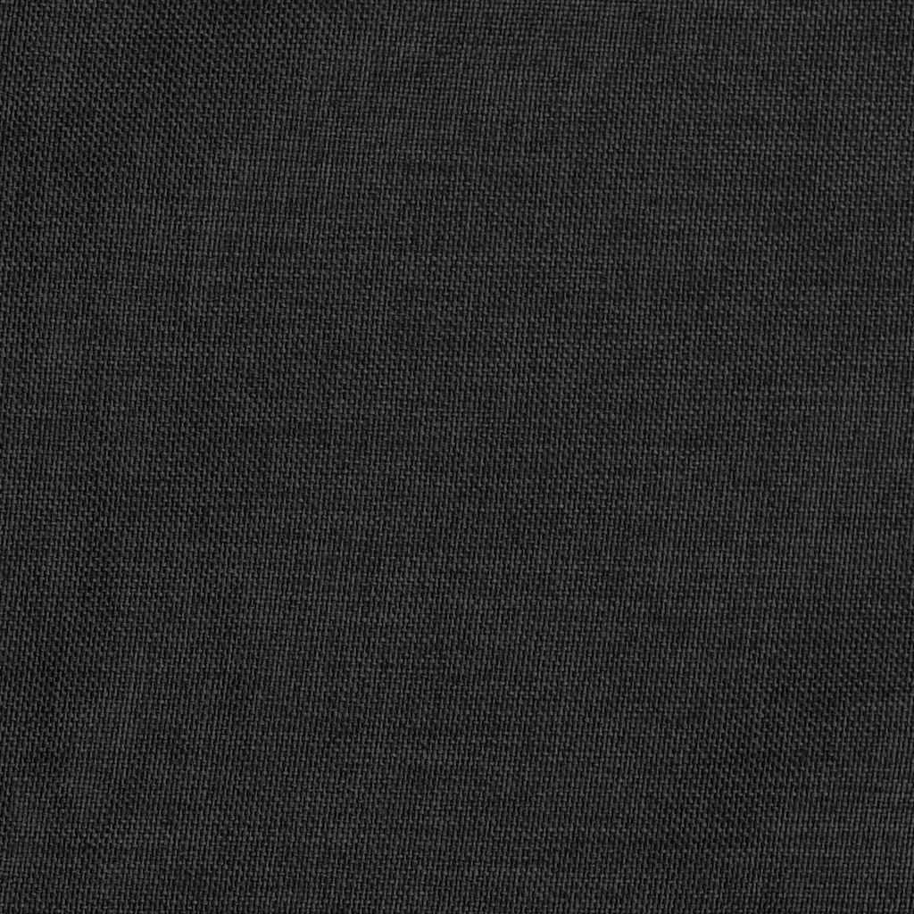 vidaXL Verdunkelungsvorhänge Leinenoptik 2 Stk. Anthrazit 140x175 cm