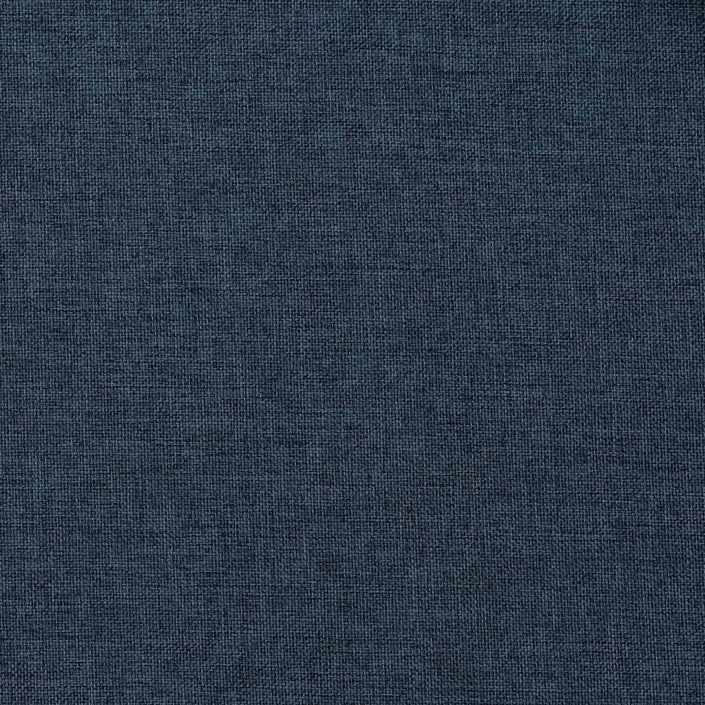 vidaXL Verdunkelungsvorhänge Haken Leinenoptik 2 Stk. Blau 140x245cm
