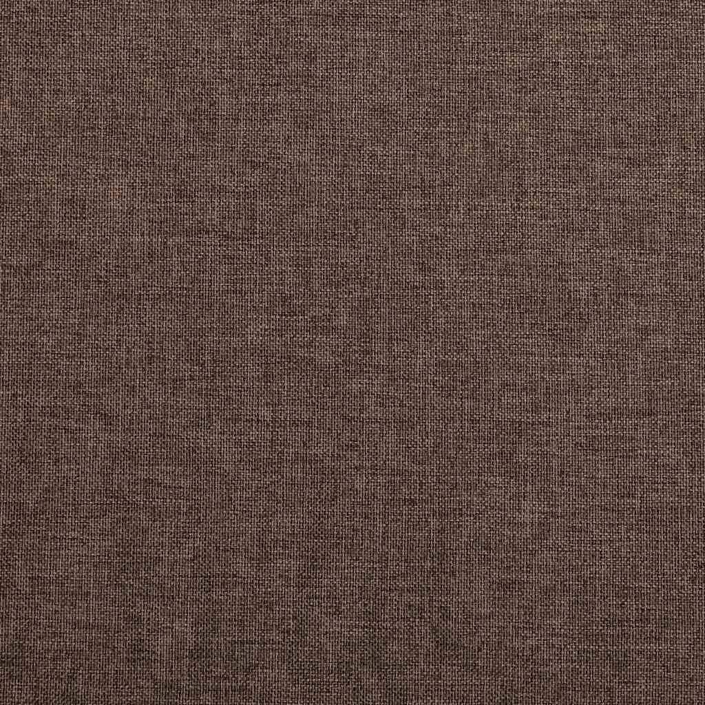 vidaXL Verdunkelungsvorhänge Haken Leinenoptik 2 Stk. Taupe 140x175 cm