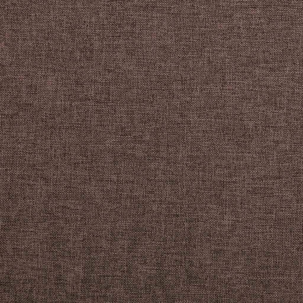 vidaXL Verdunkelungsvorhänge Haken Leinenoptik 2 Stk. Taupe 140x245 cm
