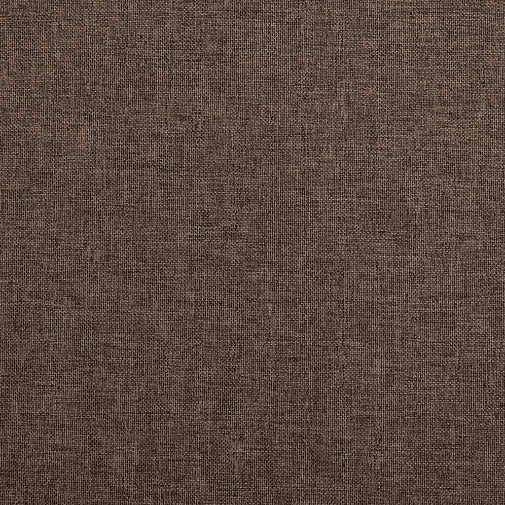vidaXL Verdunkelungsvorhang mit Haken Leinenoptik Taupe 290x245 cm