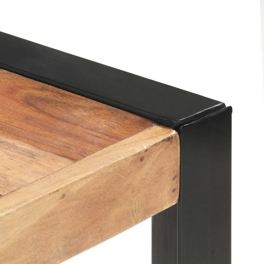 vidaXL Esstisch 160x80x75 cm Massivholz mit Palisander-Finish