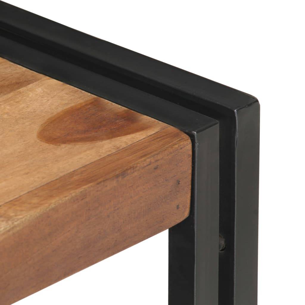 vidaXL TV-Schrank 120x30x40 cm Massivholz mit Palisander-Finish