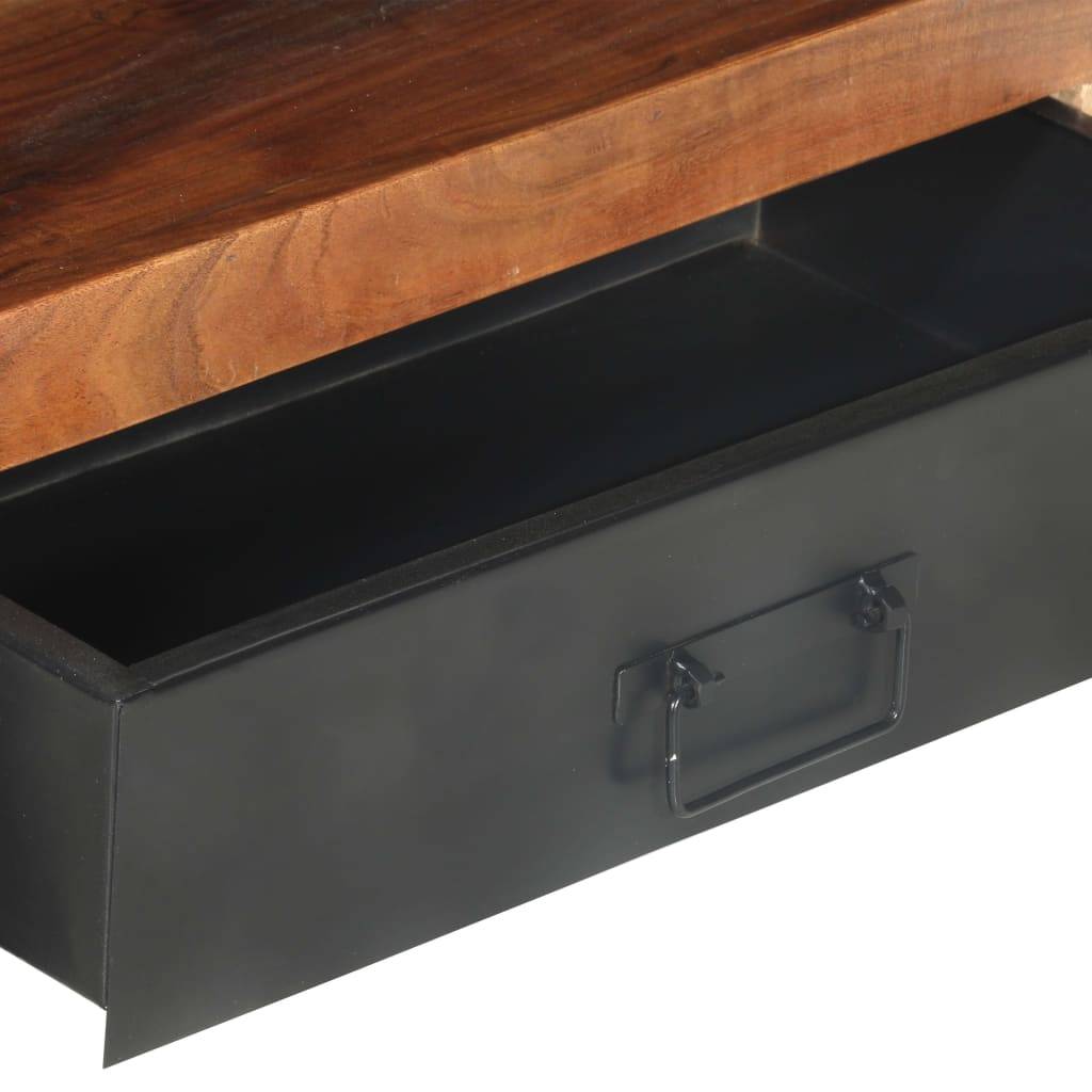 vidaXL TV-Schrank 120x30x40 cm Massivholz mit Palisander-Finish