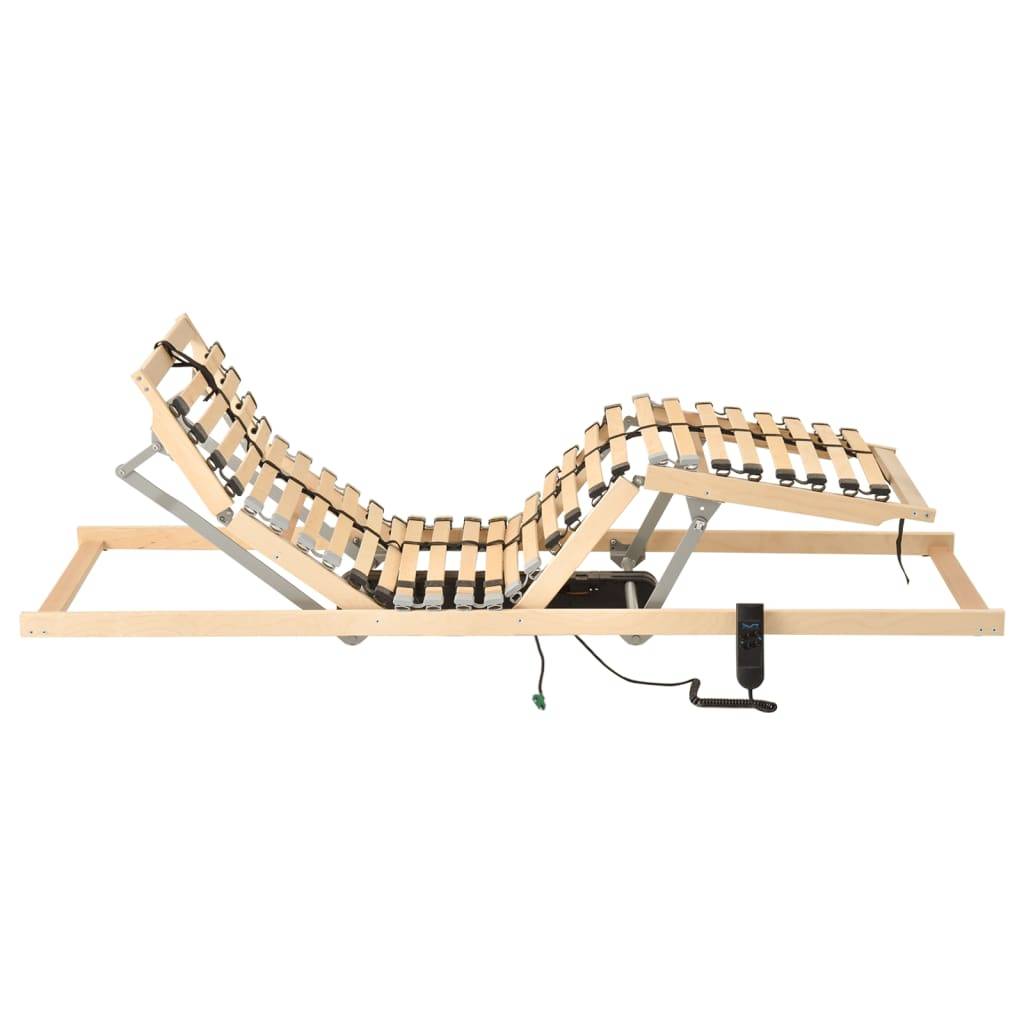 vidaXL Lattenrost Elektrisch mit 28 Latten 7 Zonen 80x200 cm