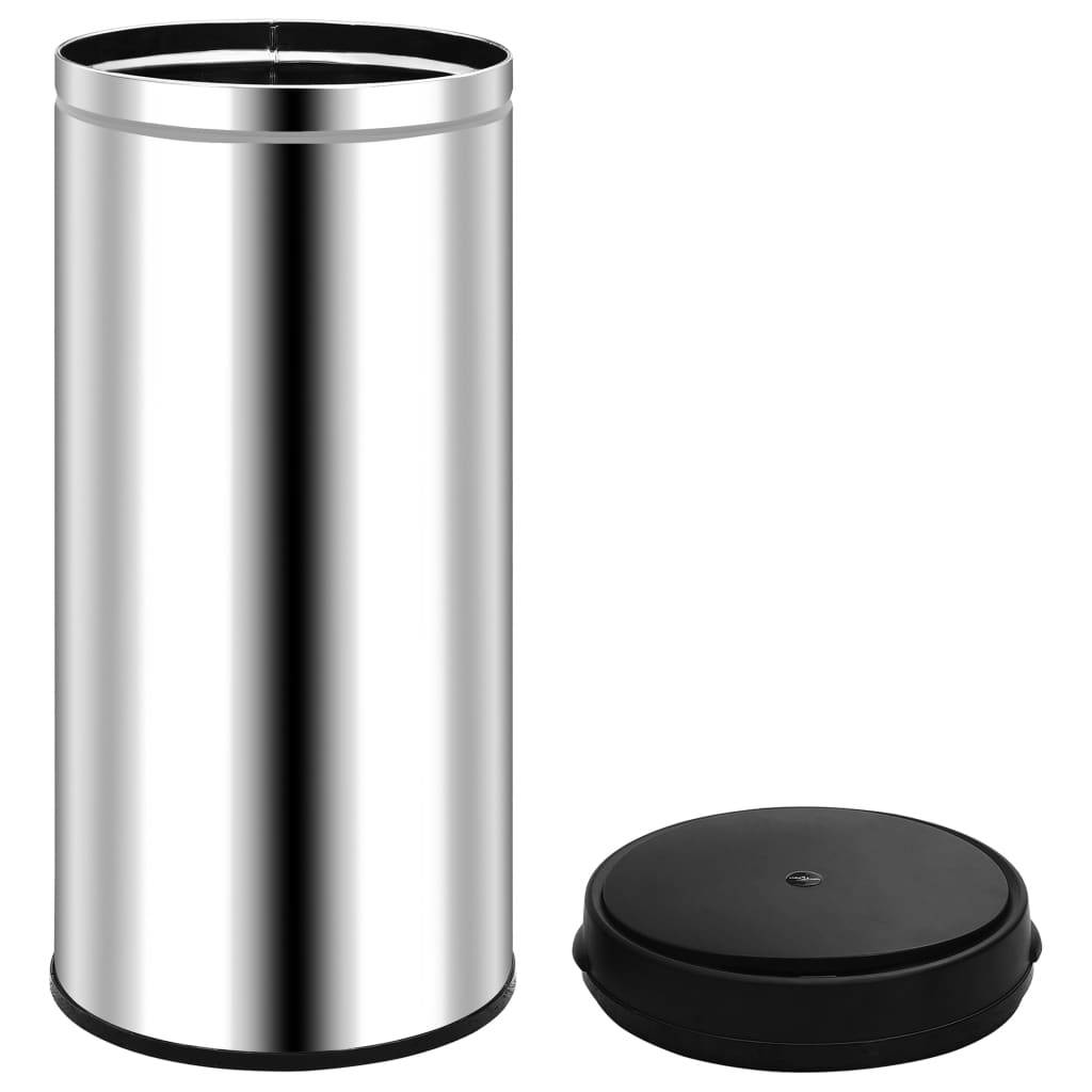 vidaXL Automatischer Sensor-Mülleimer 80 L Edelstahl